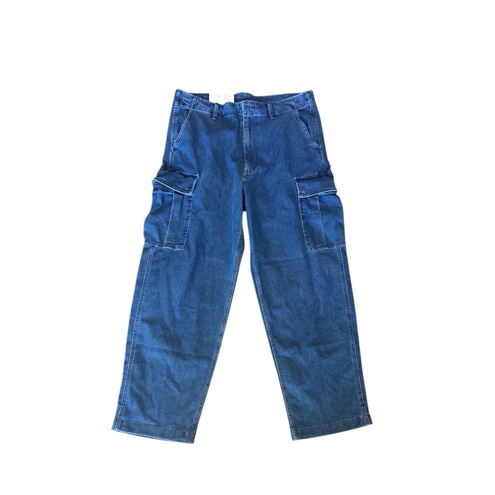 Uniqlo wide Fit Denim Cargo Pants